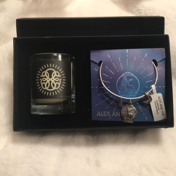 NWT. Alex and Ani Snow Globe and Candle Set - Picture 4 of 8